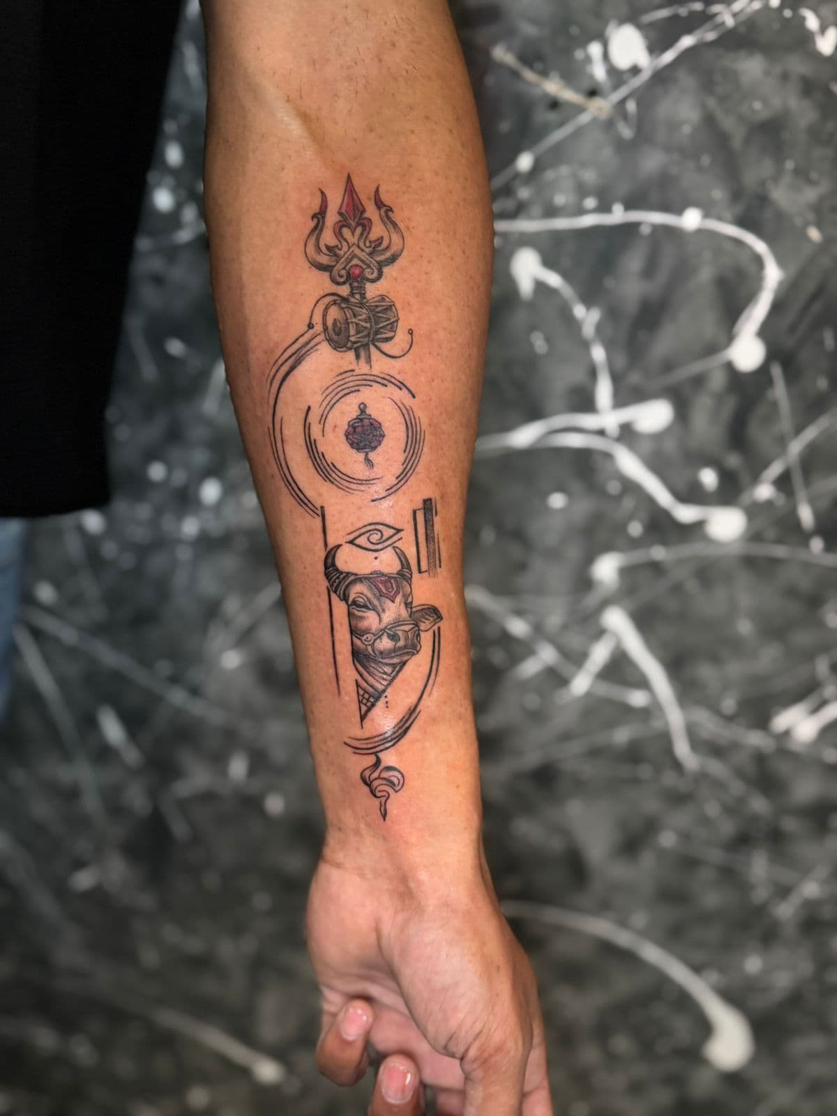 Custom tattoo design by TATTOOMI, GK2